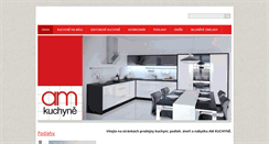 Desktop Screenshot of amkuchyne.cz